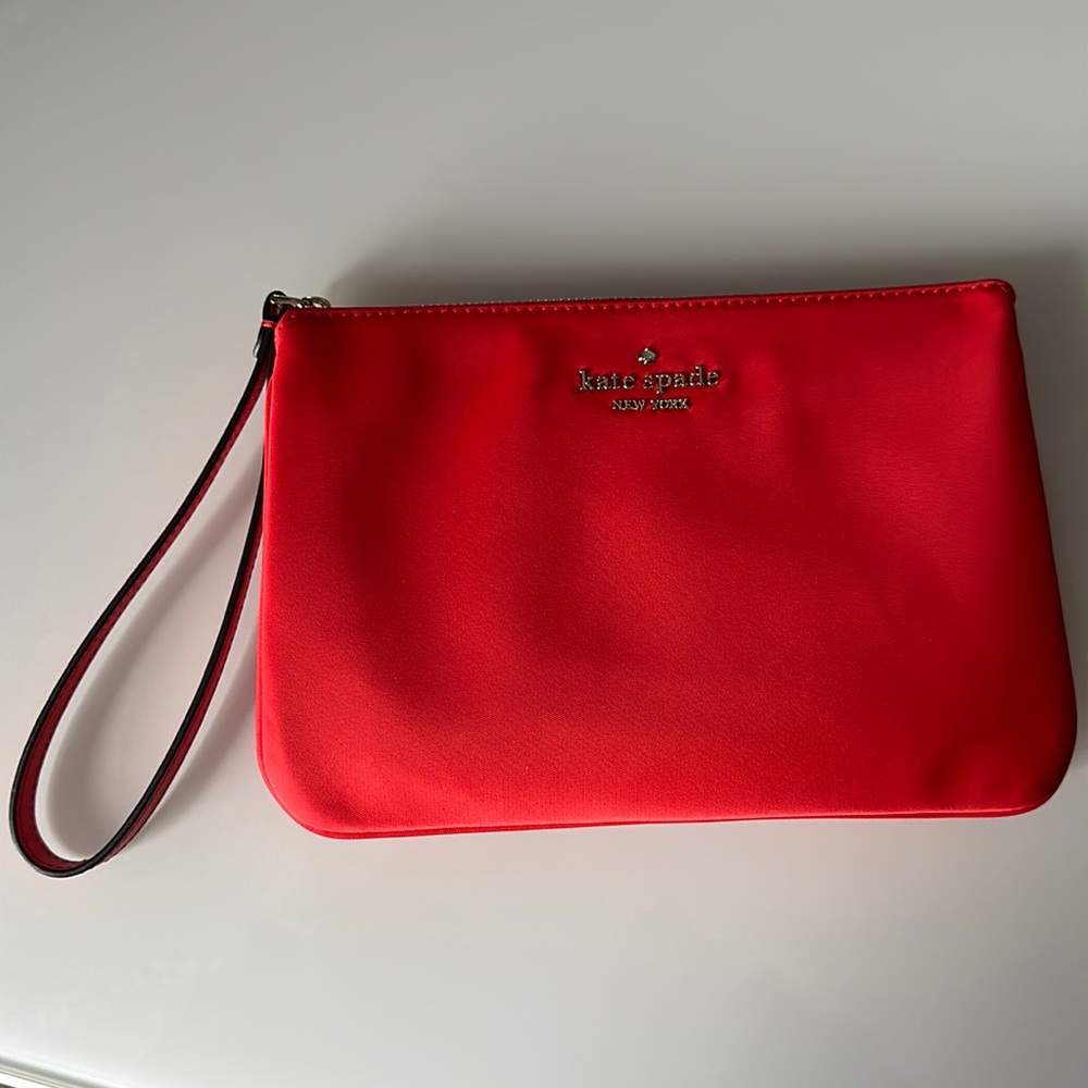 Brand New Red Kade Spade MD Wristpouch